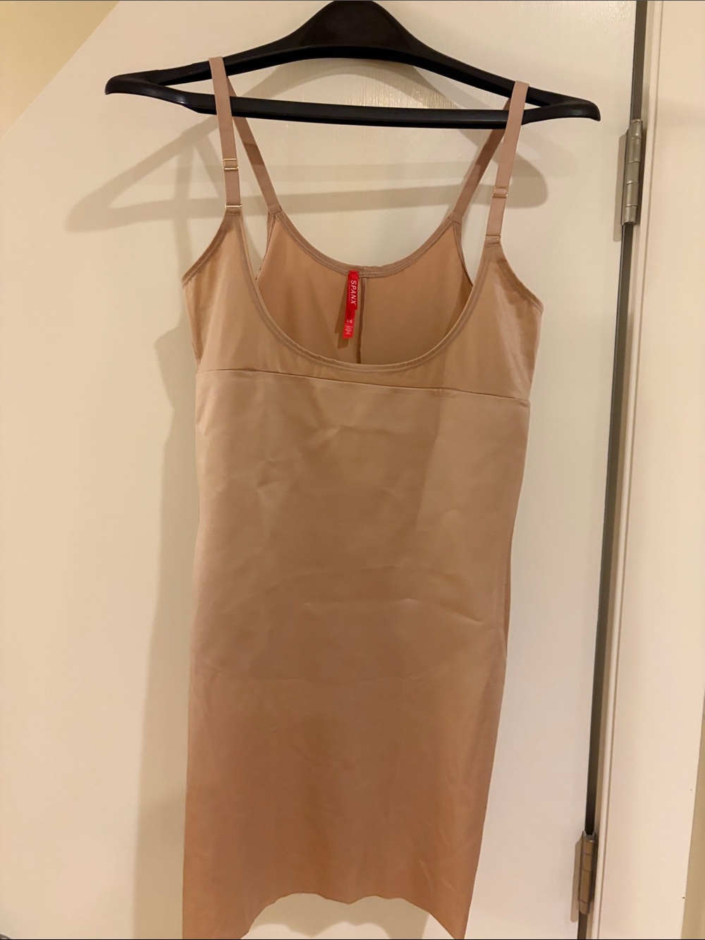 SPANX Nude Seamless Smart Grip Slip Dress with Adjustable Straps